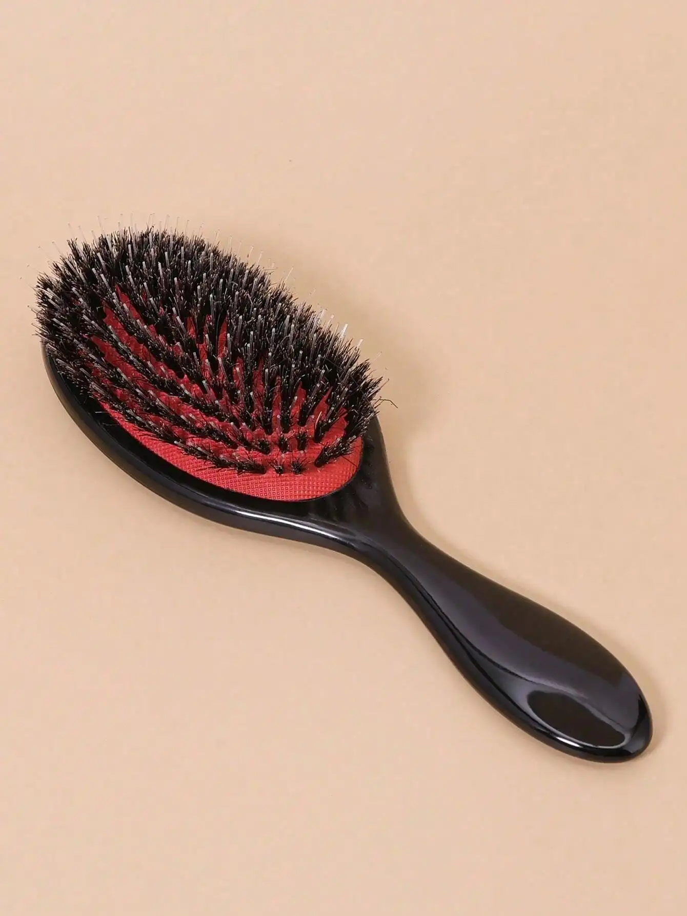 Hair Care Curly Hair - Minimalistische tragbare Mini-Haarbürste mit Kugelspitze zum