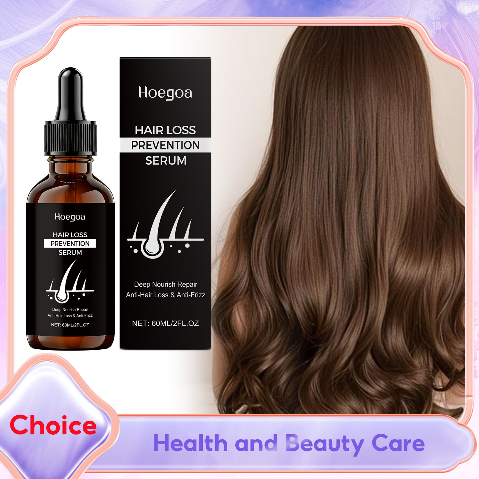Hair Growth Serum Oil - Rosmarin-Haaröl für das Haarwachstum, Spliss, Behandlung