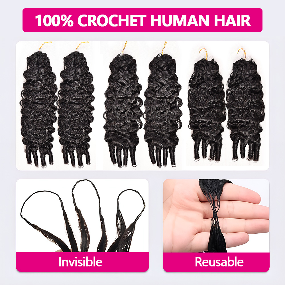14 16 18 Zoll Miracle Knots Cr – Hair Care Curly Hair Bewertung und Preis