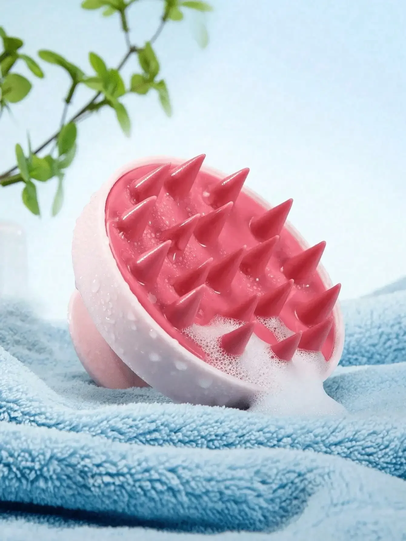 1 Stück weiche Silikon-Kopfhau – Hair Care Curly Hair Bewertung und Preis