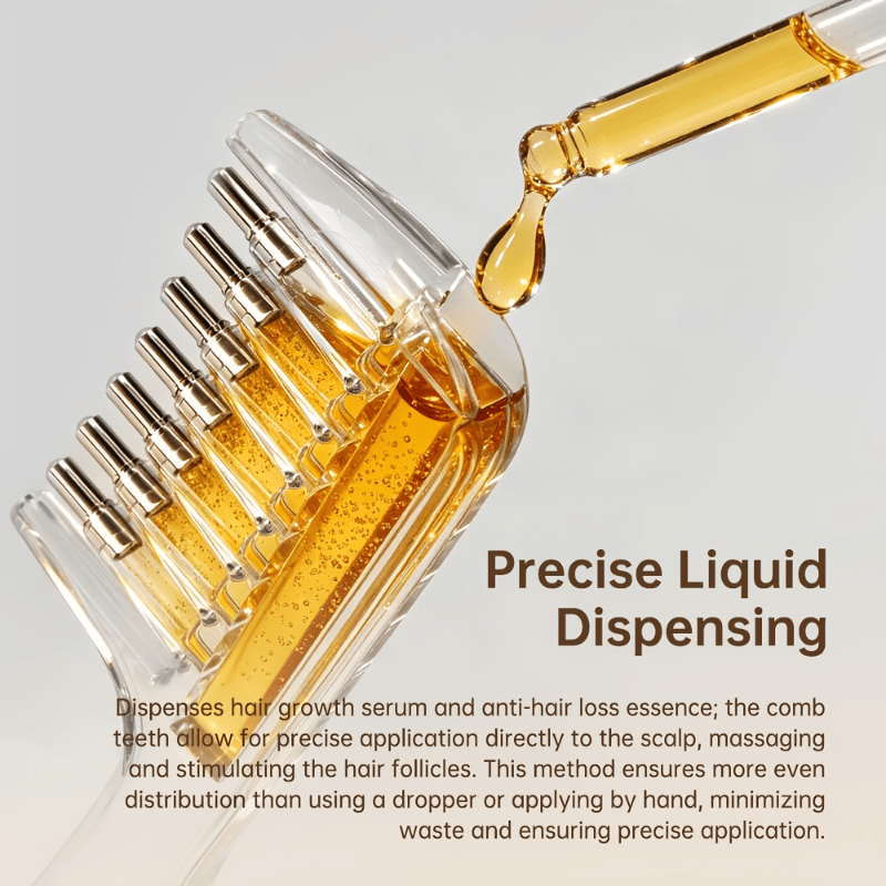 Transparenter Haarkamm mit äth – Hair Growth Serum Oil Bewertung und Preis