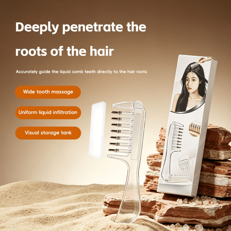 Transparenter Haarkamm mit äth – Hair Growth Serum Oil Bewertung und Preis